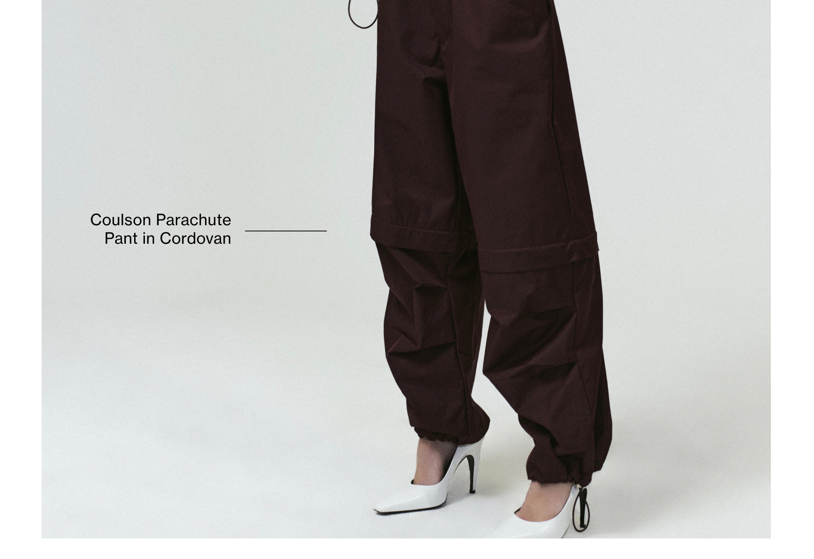 Coulson Jacket in Cordovan / Coulson Parachute Pant in Cordovan