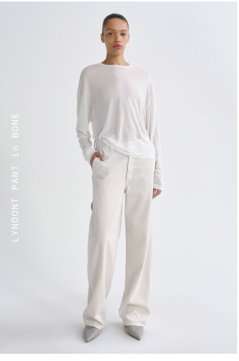 Lyndon Pant in Bone
