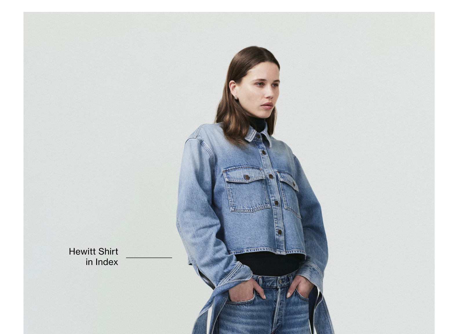 Hewitt Shirt in Index / Spiral Jean in Venture