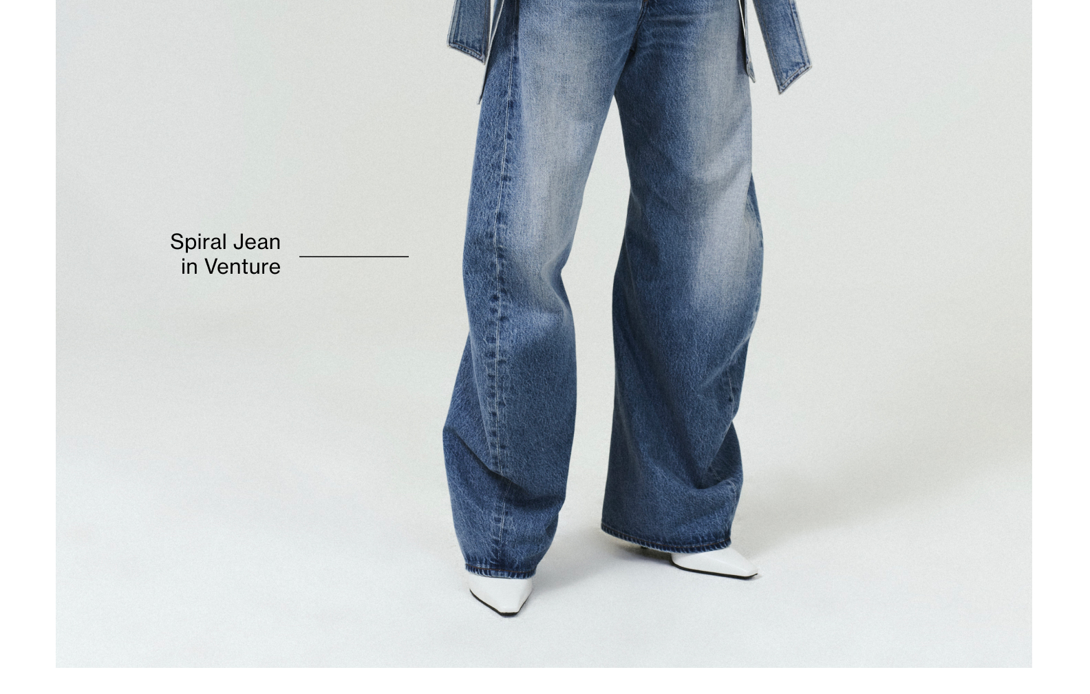 Hewitt Shirt in Index / Spiral Jean in Venture
