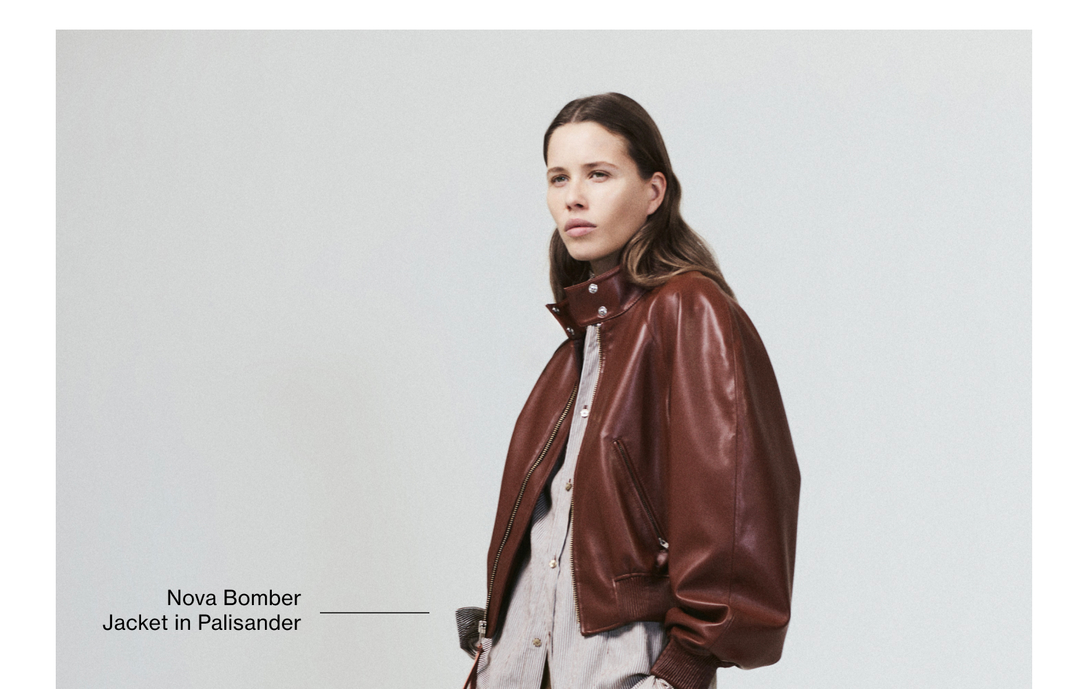 Nova Bomber Jacket in Palisander / Ambika Utility Pant in Toffee