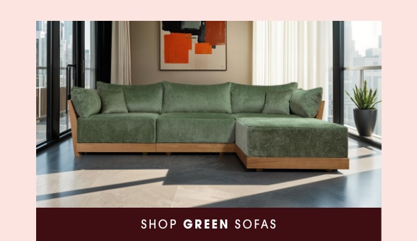 Shop green sofas