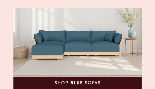  Shop blue sofas