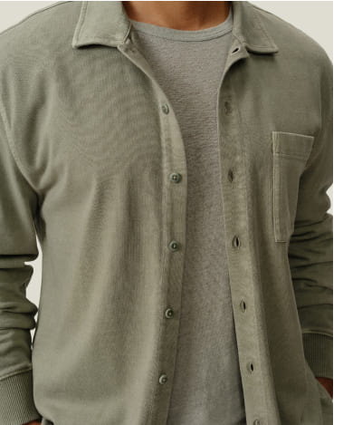 Caza Knit Shirt / Seagrass