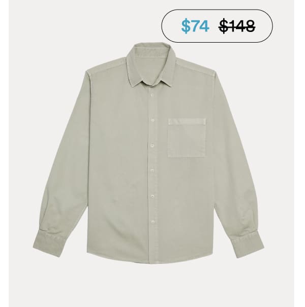 Twill Shirt / Seagrass