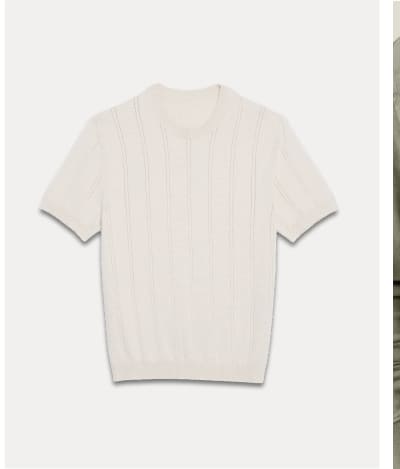 Lolo Drop Needle Sweater Tee / Shell