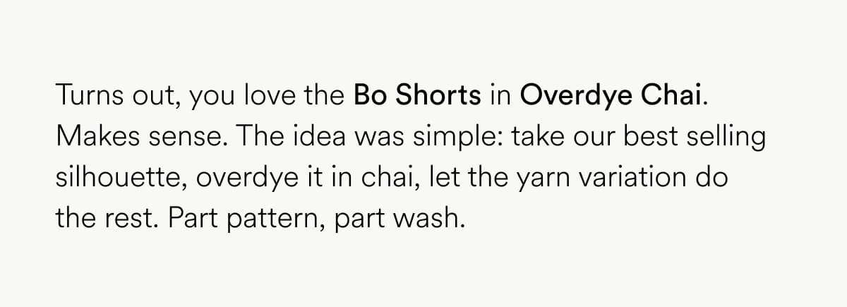 Overdye Chai 