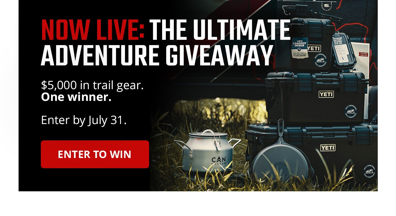 NOW LIVE: THE ULTIMATE ADVENTURE GIVEAWAY | ENTER TO WIN