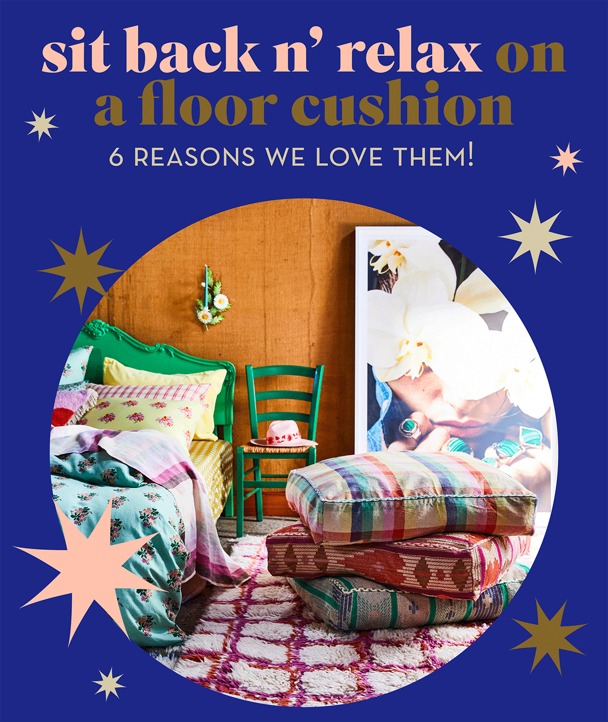 6 reasons to love our floor cushions! Sage and Clare