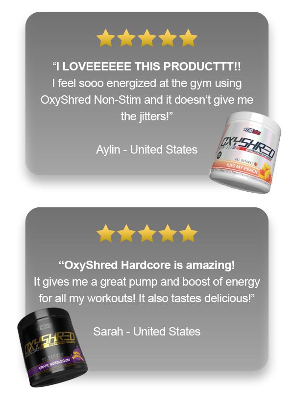 Which OxyShred is right for you? 🧐 EHP Labs