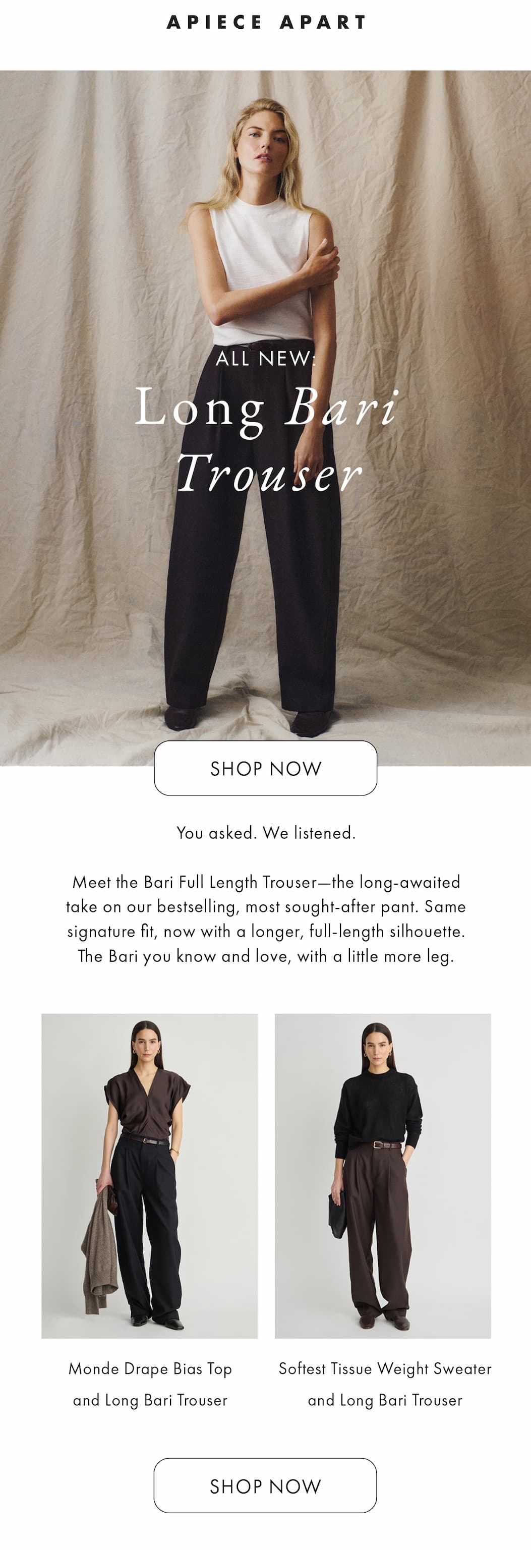 Long Bari Trouser