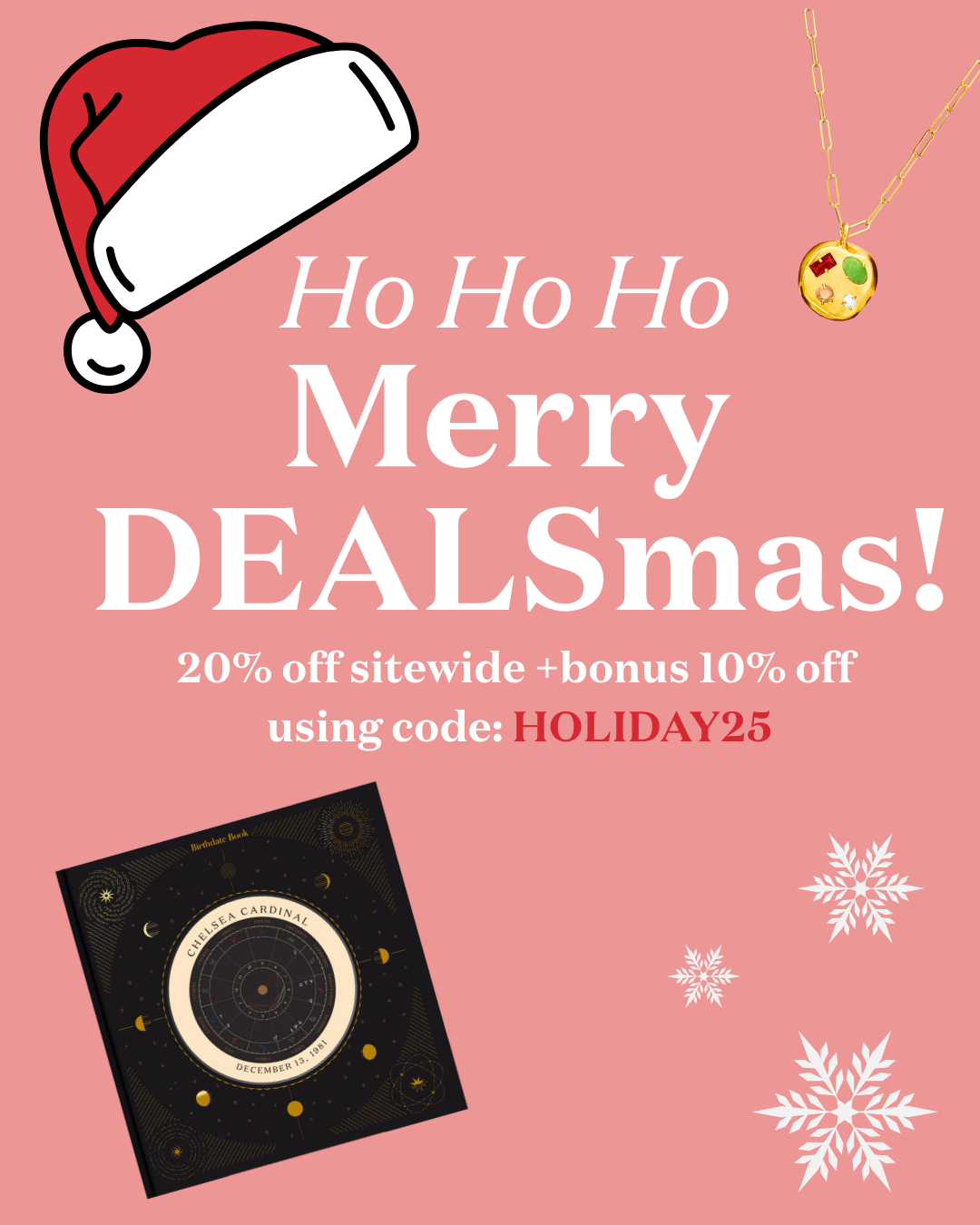 20% OFF + BONUS 10% OFF w/code: HOLIDAY25