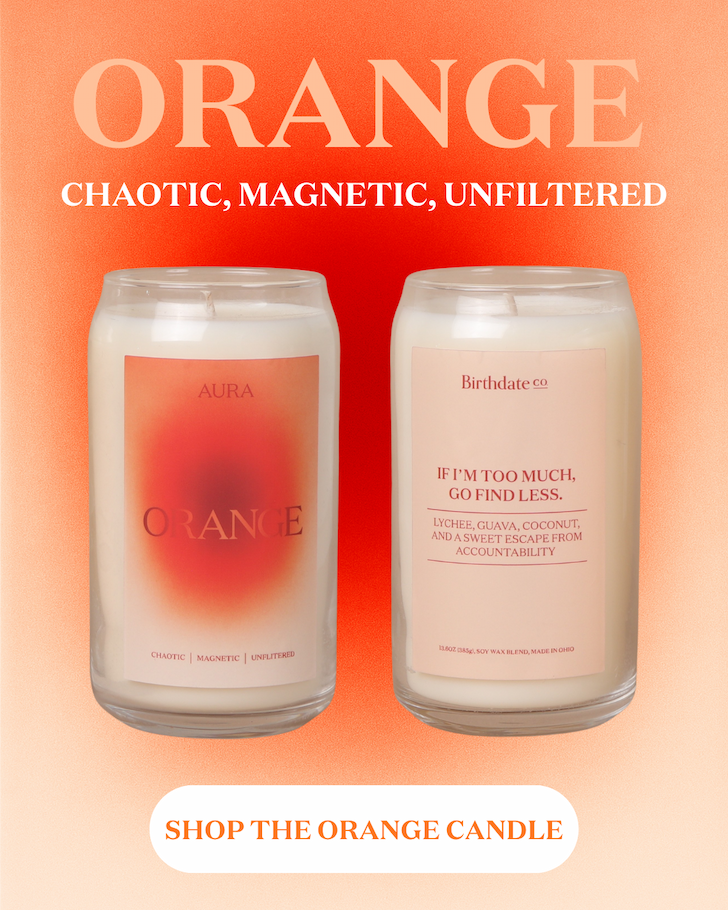 Shop the orange Aura Candle