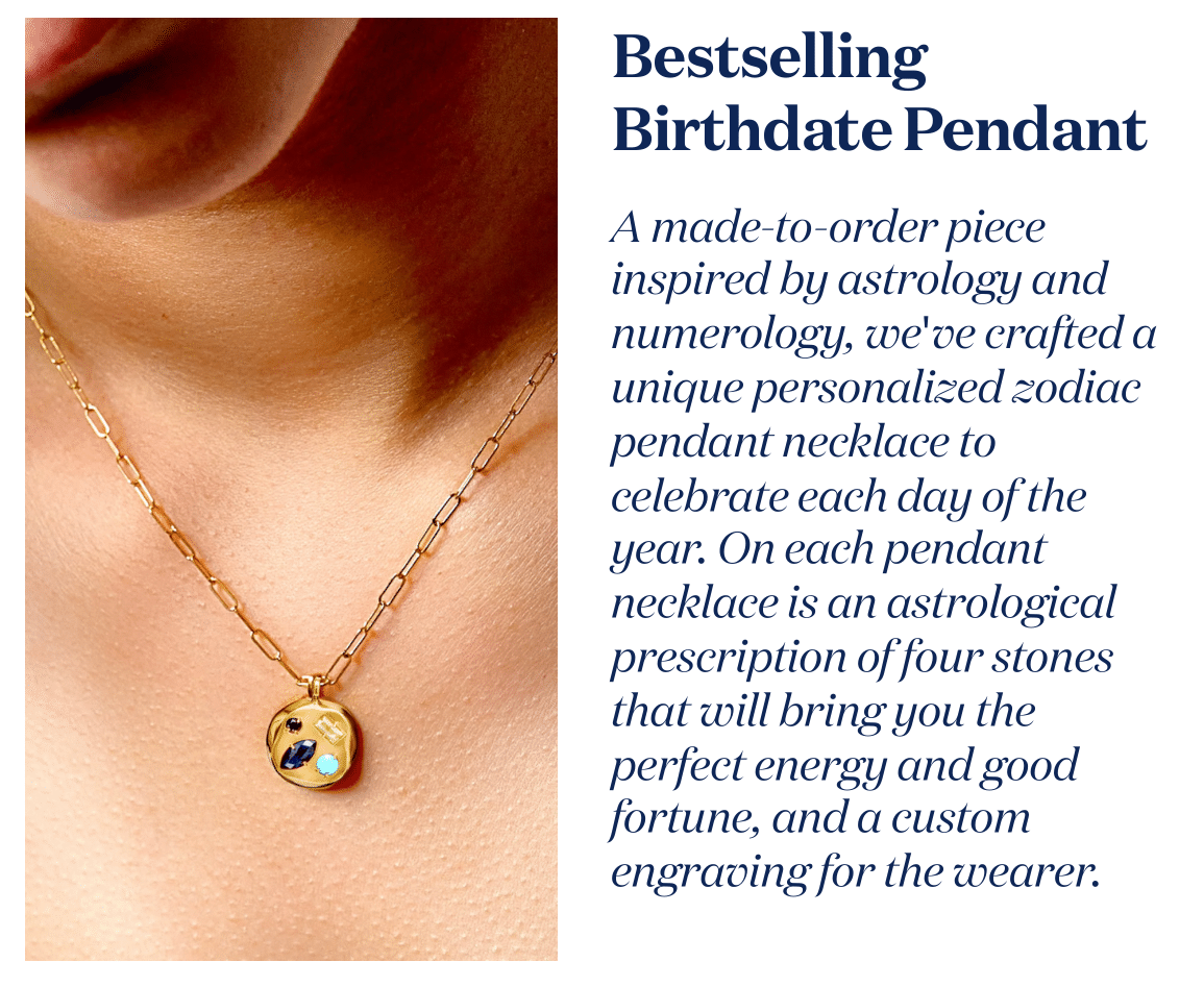 The Bestselling Birthdate Pendant