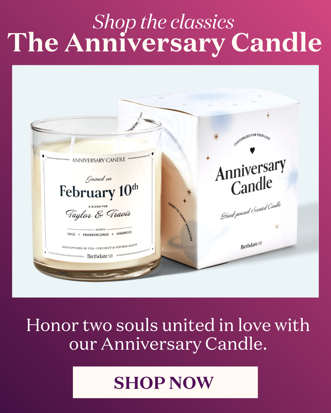 The Anniversary Candle