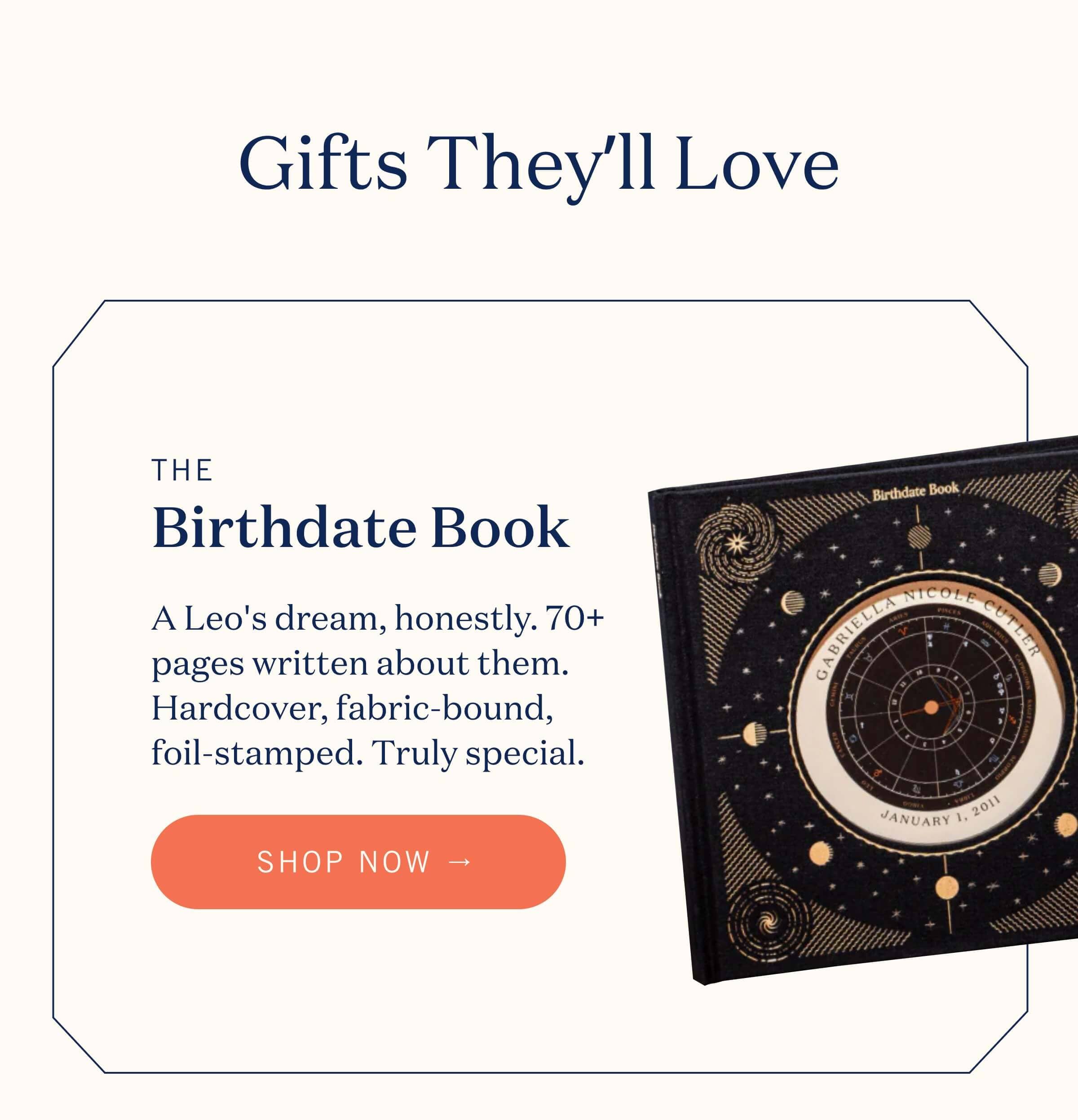 The Birthdate Book