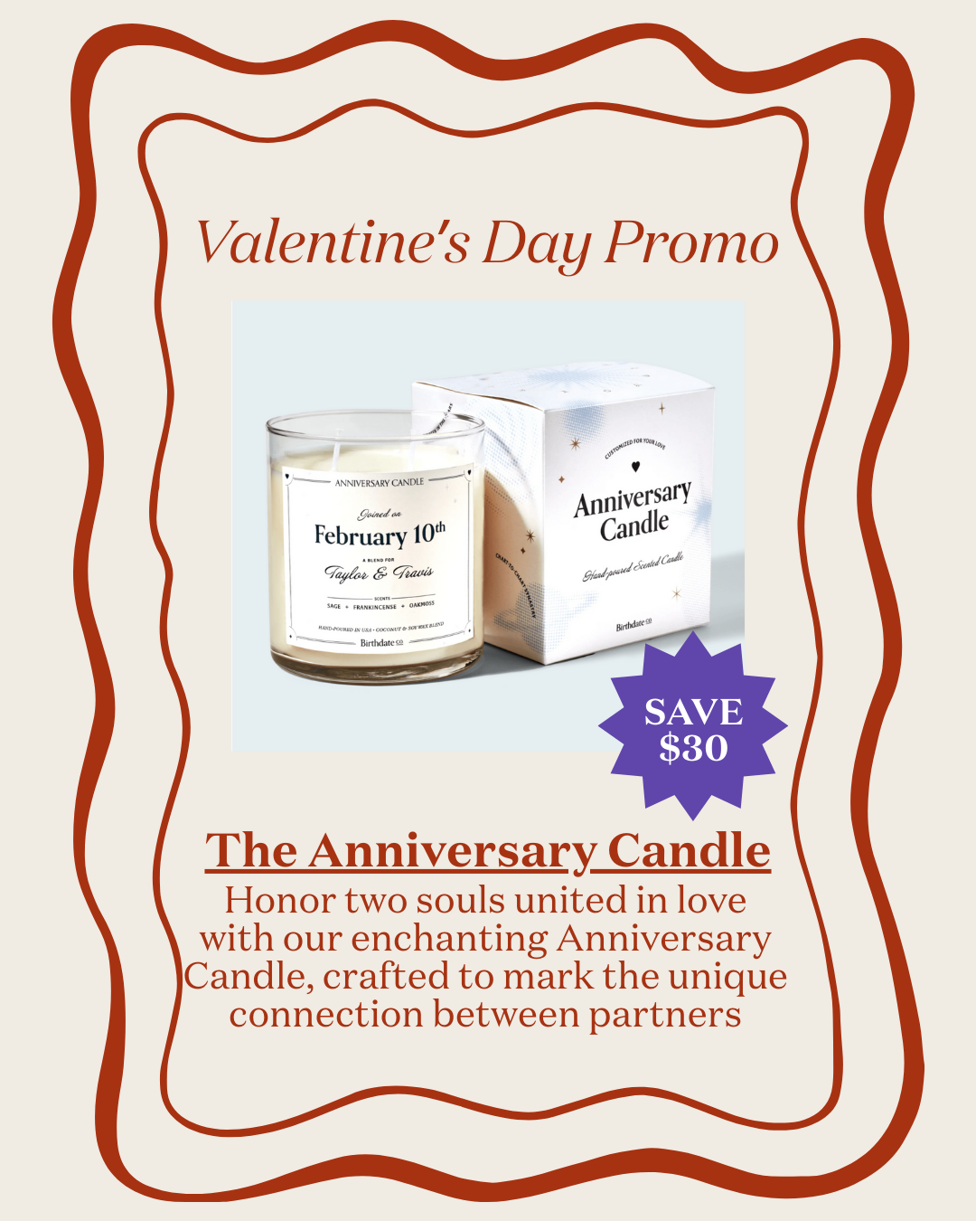 The Anniversary Candle