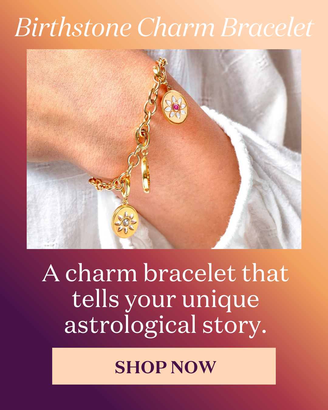 The Birthstone Charms Bracelet