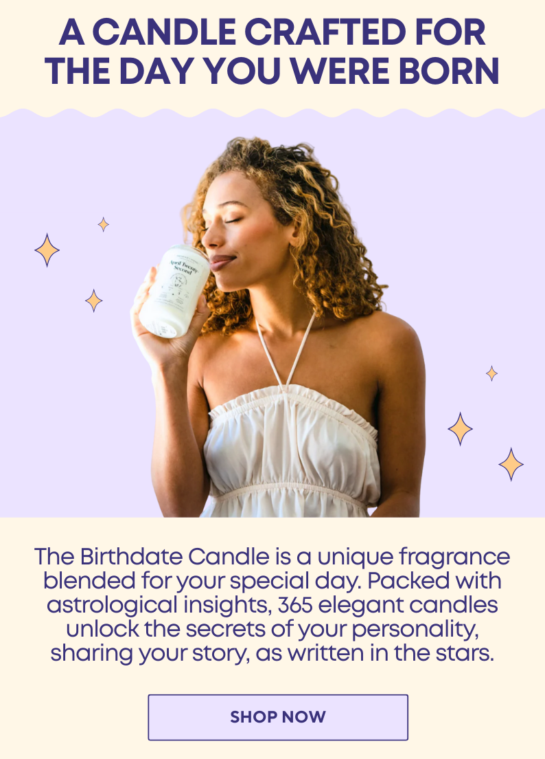 The Birthdate Candle