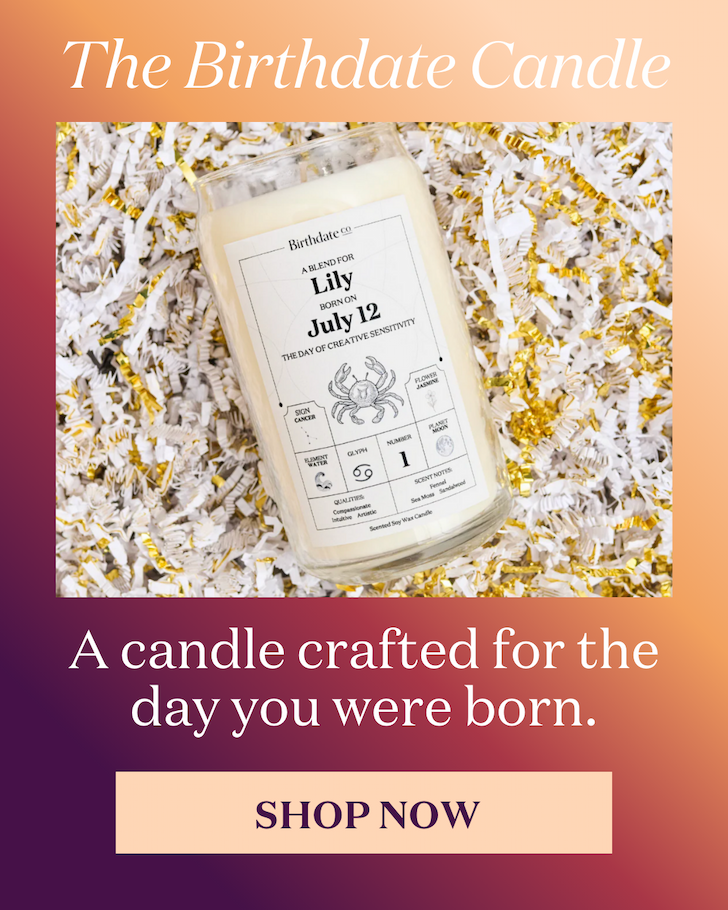 Shop The Birthdate Candle