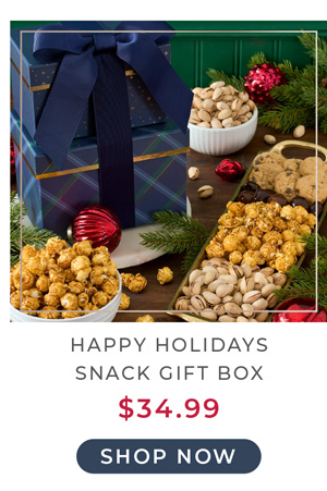 Happy Holidays Snack Gift Box