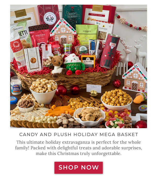 Candy & Plush Holiday Mega Basket