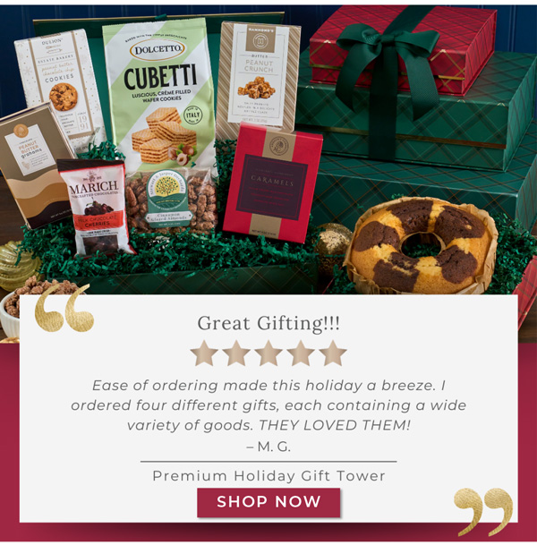 Premium Holiday Gift Tower