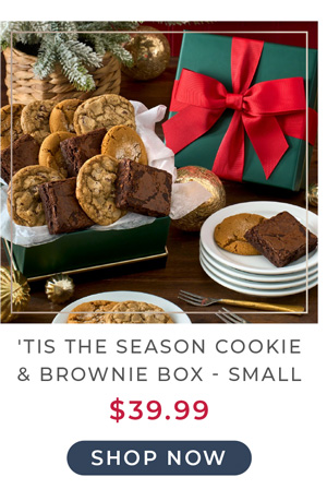 Tis The Season Cookie & Brownie Box-Small