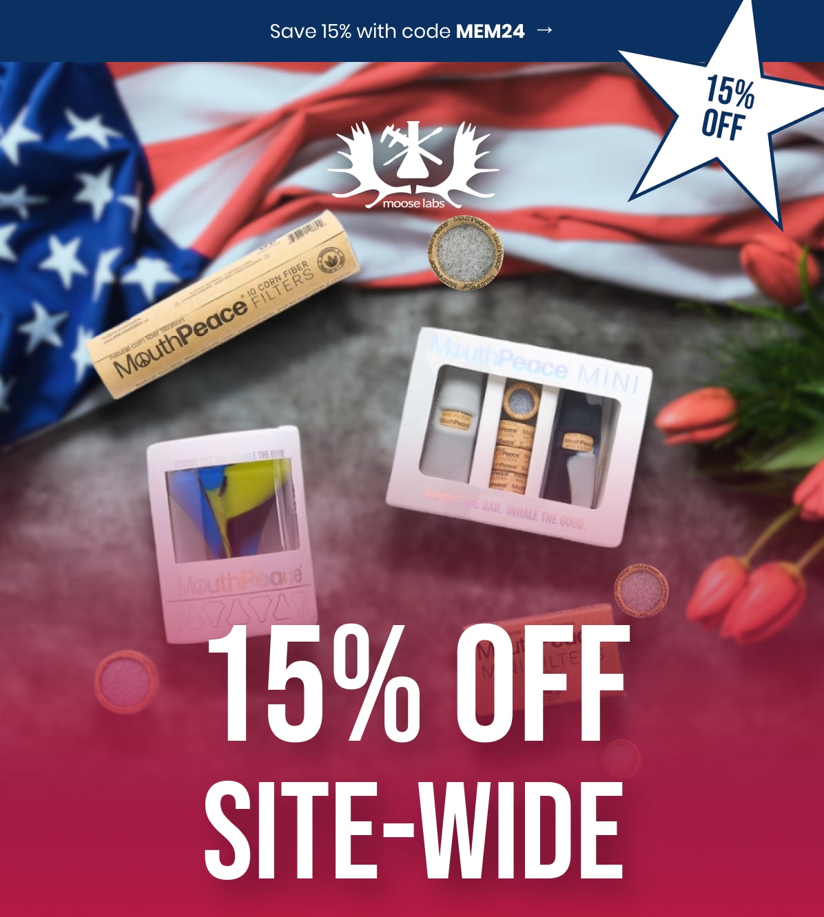 Celebrate & Save: 15% Off Memorial Day Weekend!