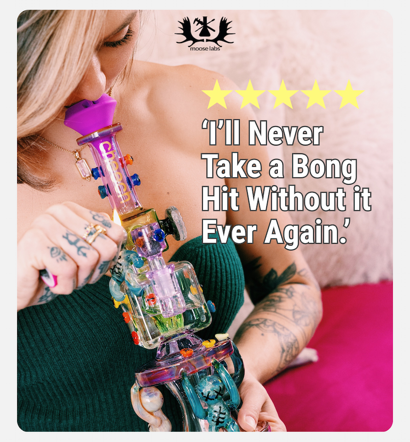 20% Off - I'll Never Take A Bong Hit Without it Ever Again."
