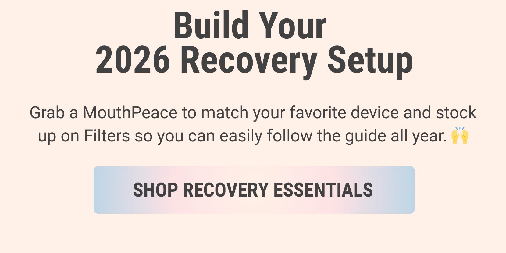 Build your 2026 Recovery Setup - Shop Recovery Essentials