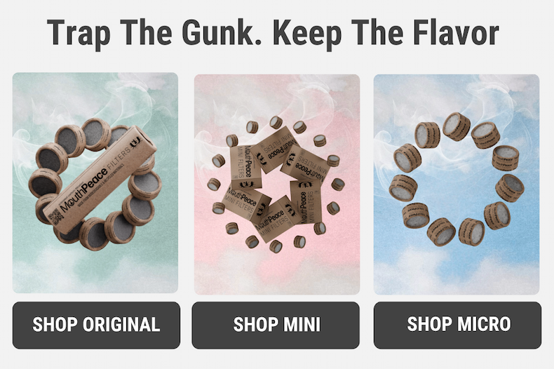 Trap The Gunk. Keep The Flavor. 