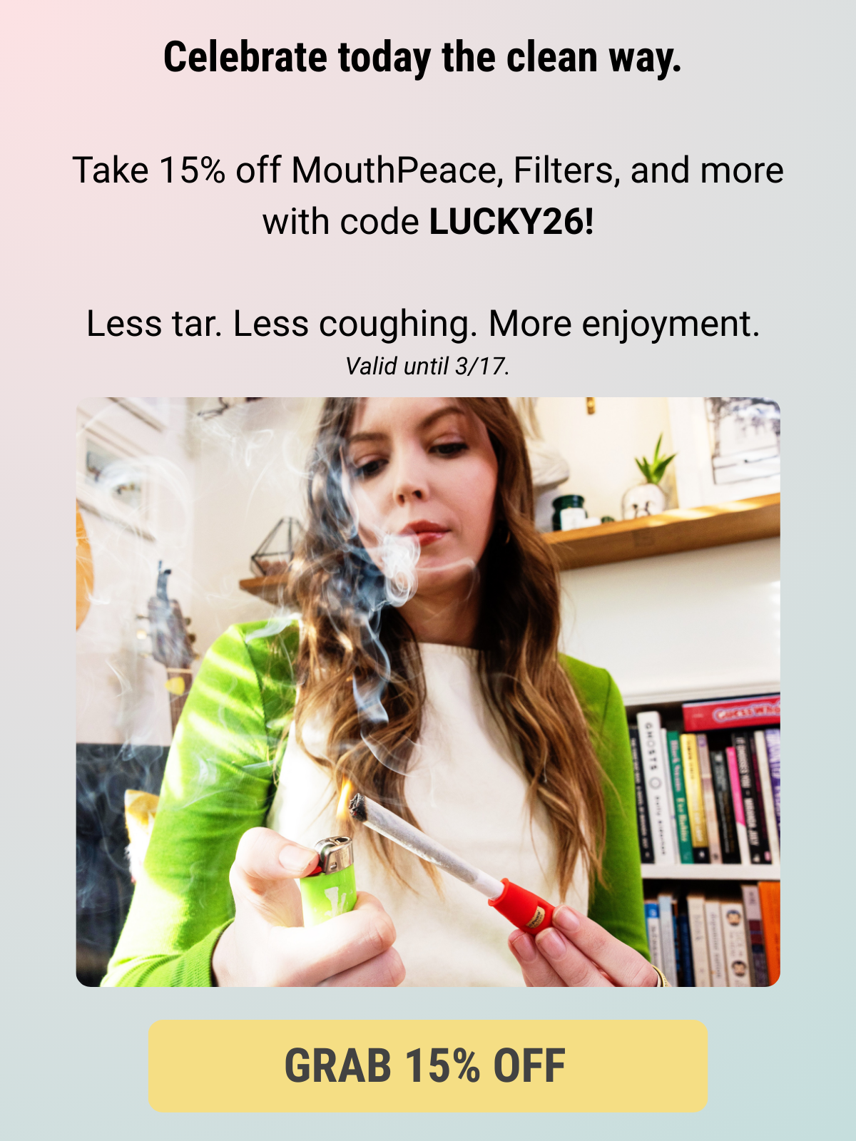 Grab 15% off with code LUCKY26.