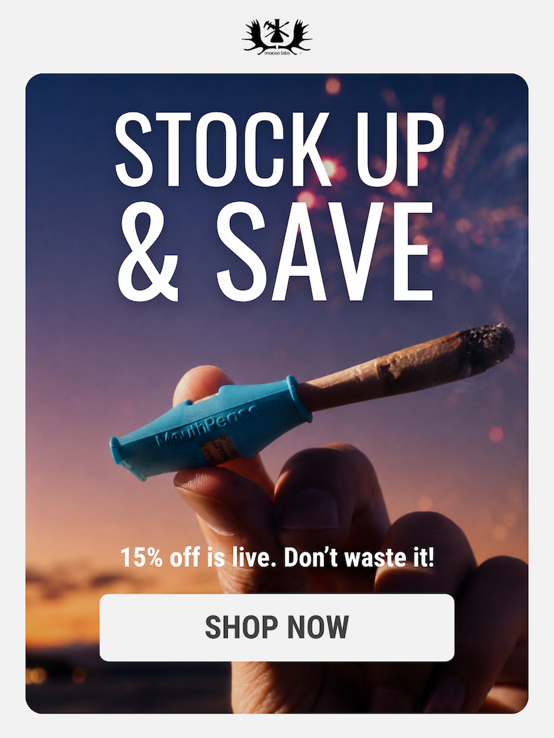 Stock Up & Save. 15% off is live. Don't waste it!