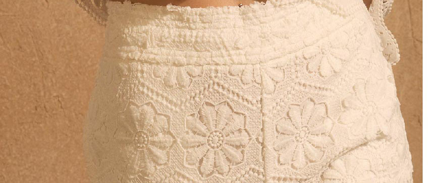 Isabel Lace Pants - White >> Shop Now