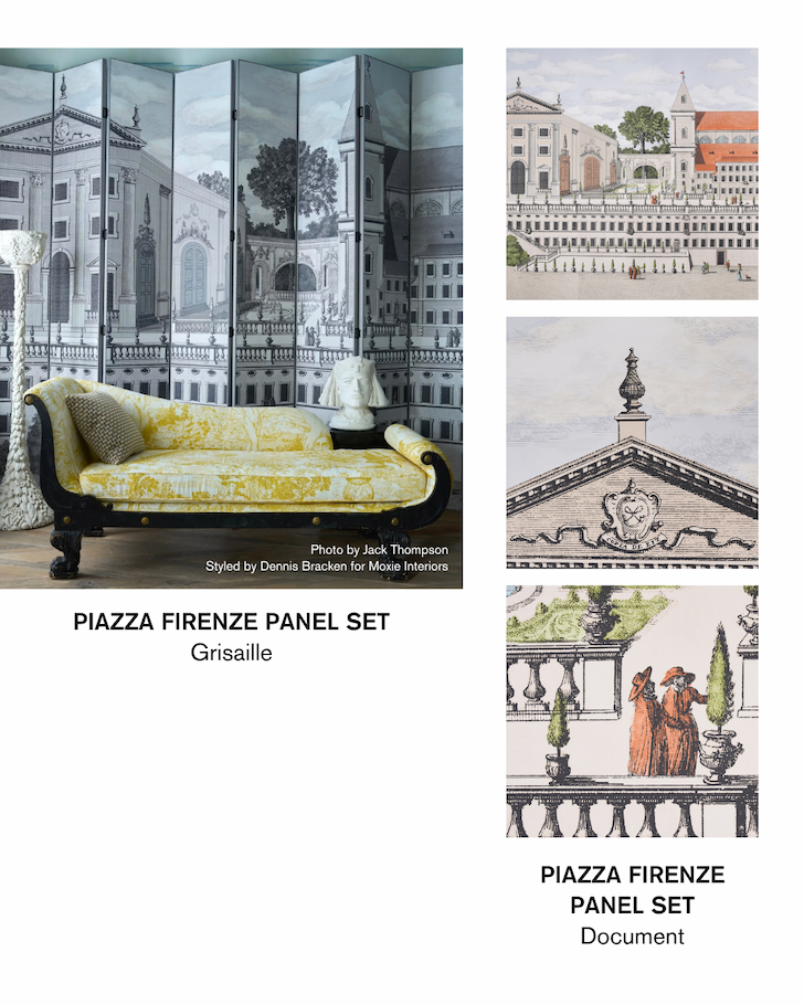 PIAZZA FIRENZE PANEL SET by Johnson Hartig