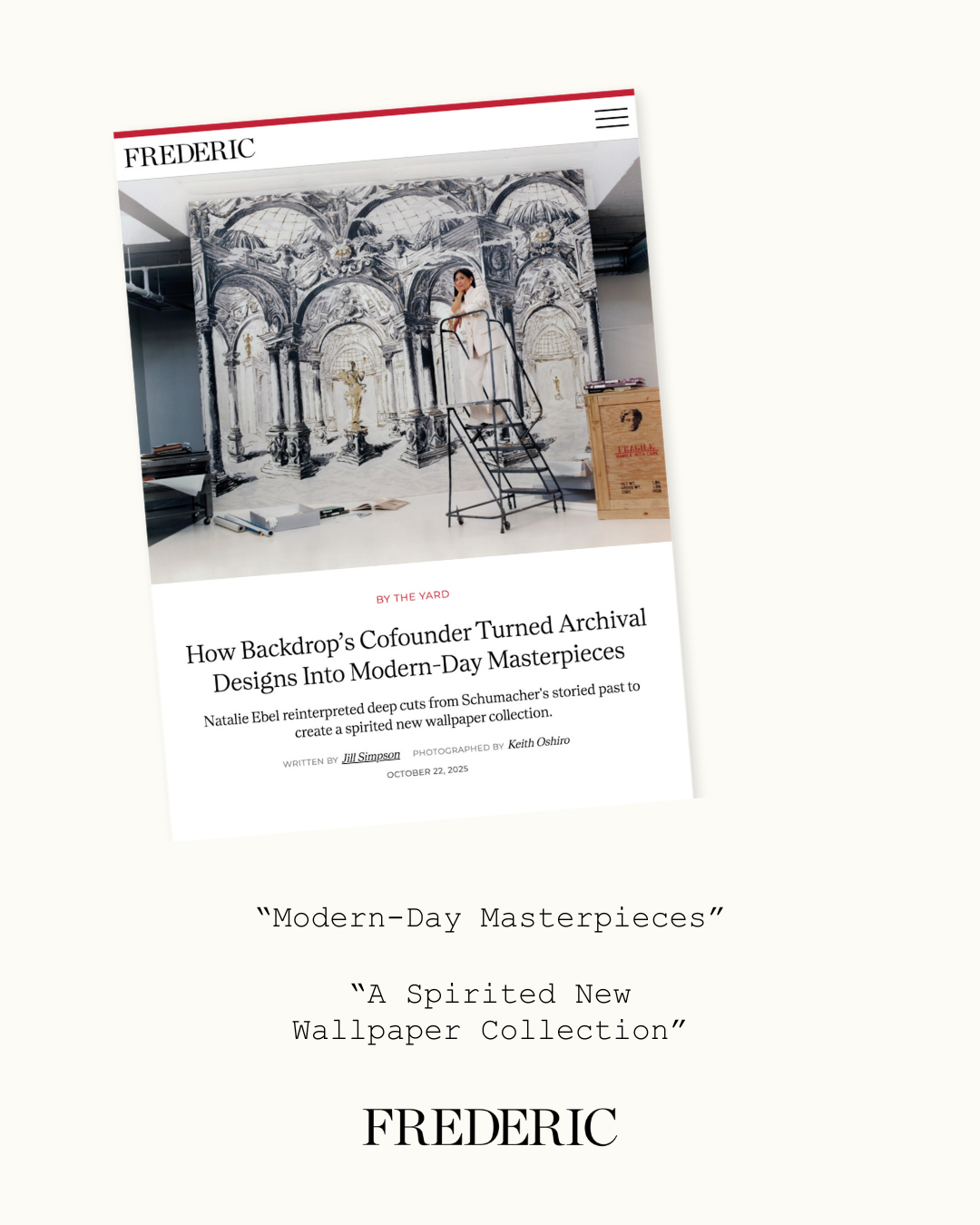 ARCHIVE by BACKDROP, featured in FREDERIC