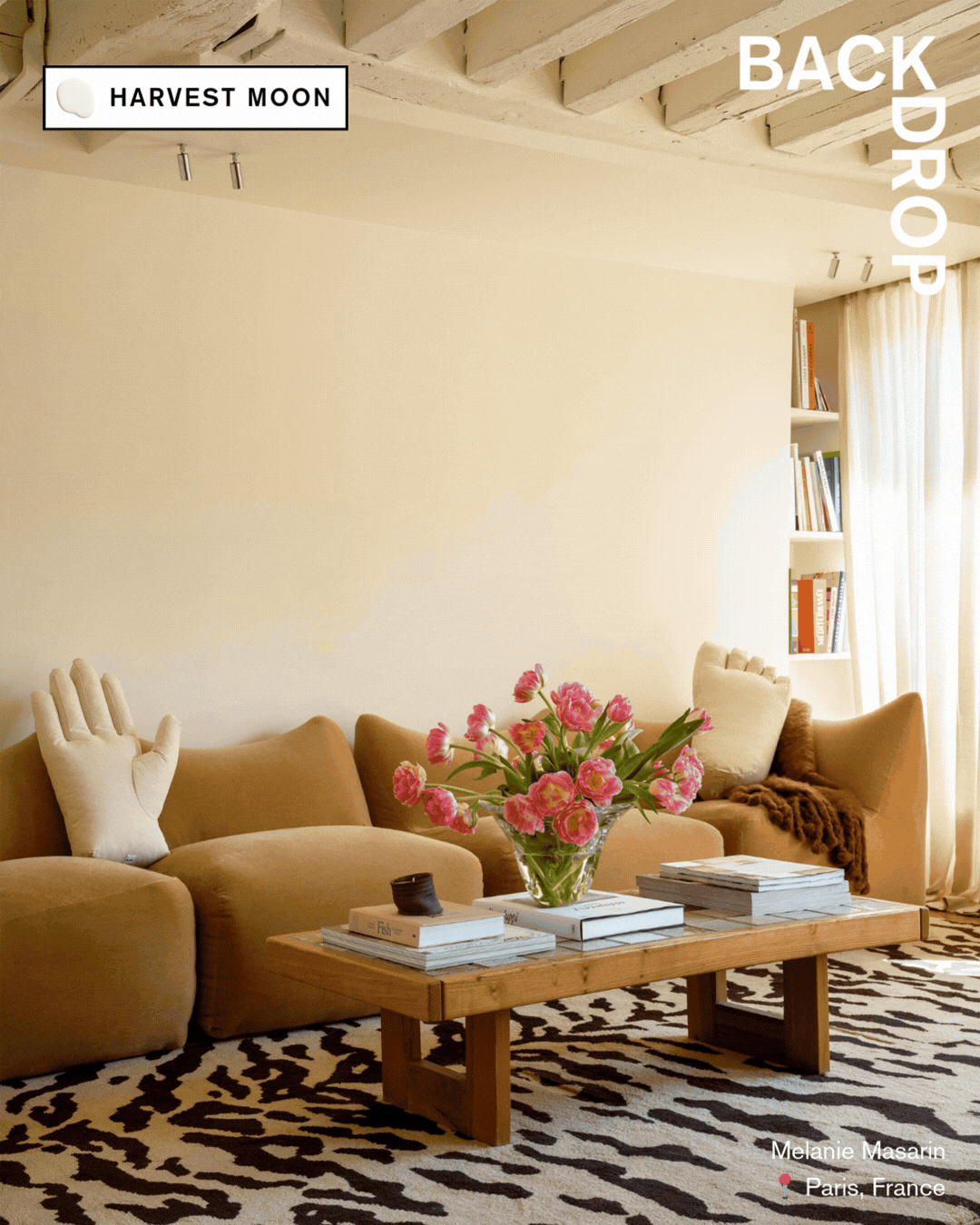 HARVEST MOON, featured in Melanie Masarin's Paris apartment