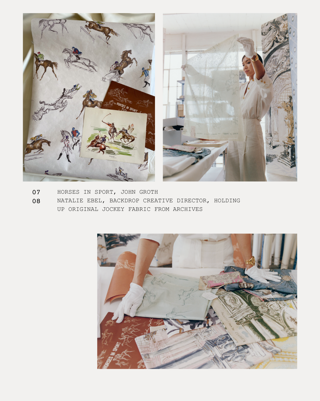 TANBARK, a new wallpaper from BACKDROP's archival collection