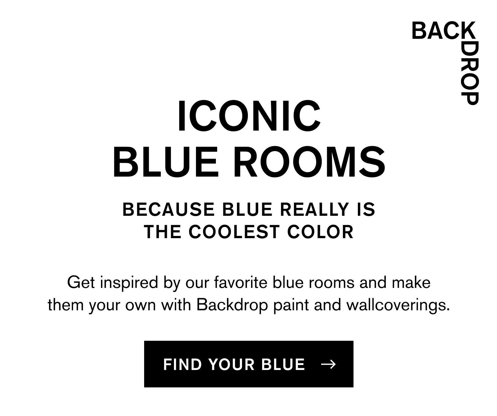 ICONIC BLUE ROOMS - Find Your Blue