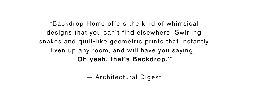 From AD - The Best Wallpaper Brands, including BACKDROP