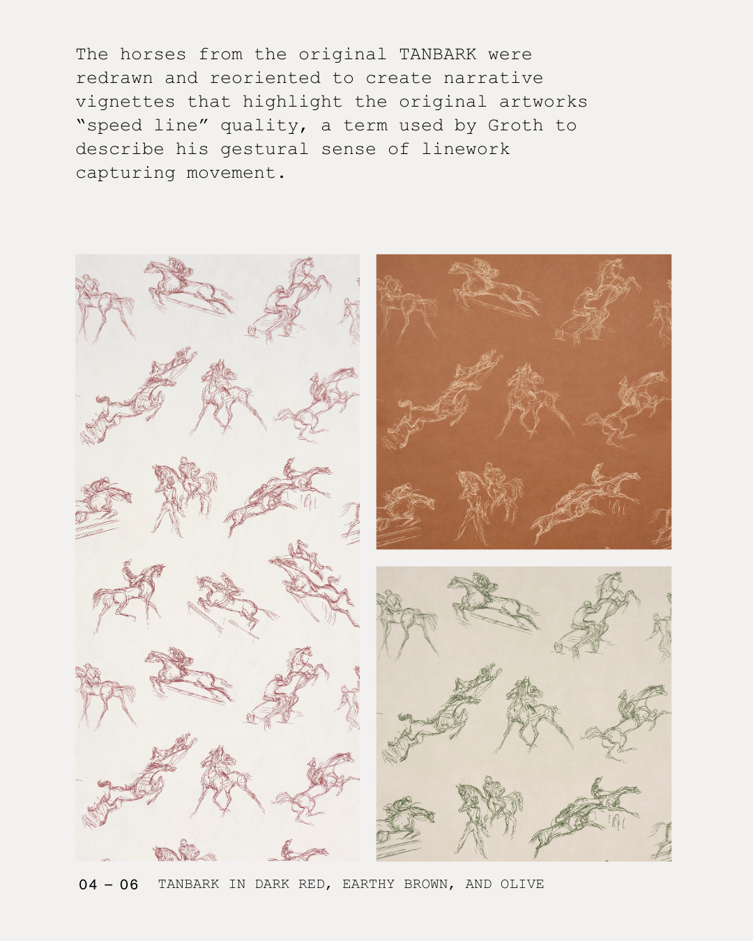 TANBARK, a new wallpaper from BACKDROP's archival collection