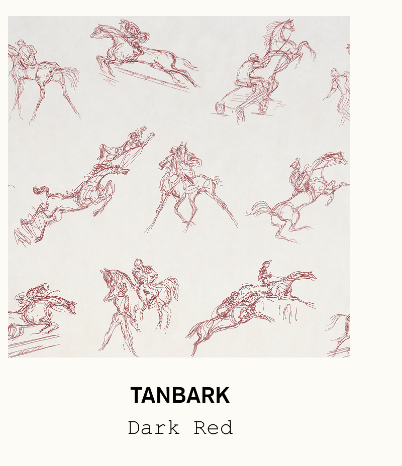 TANBARK in Dark Red