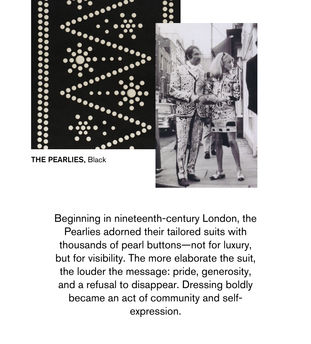 THE PEARLIES in Black