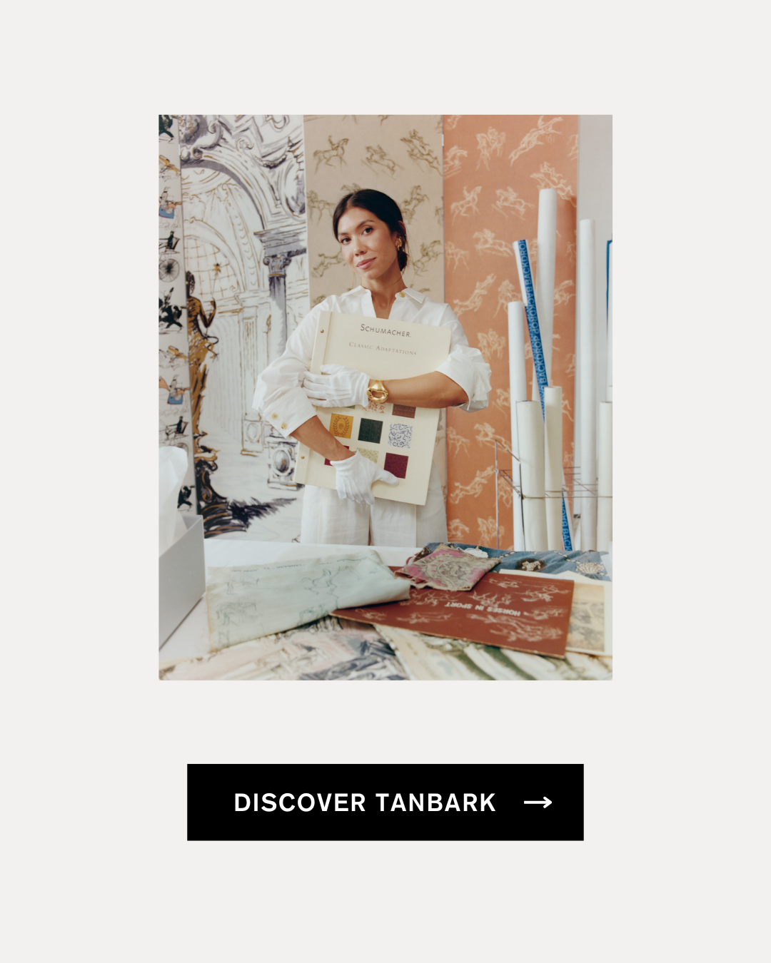 TANBARK, a new wallpaper from BACKDROP's archival collection