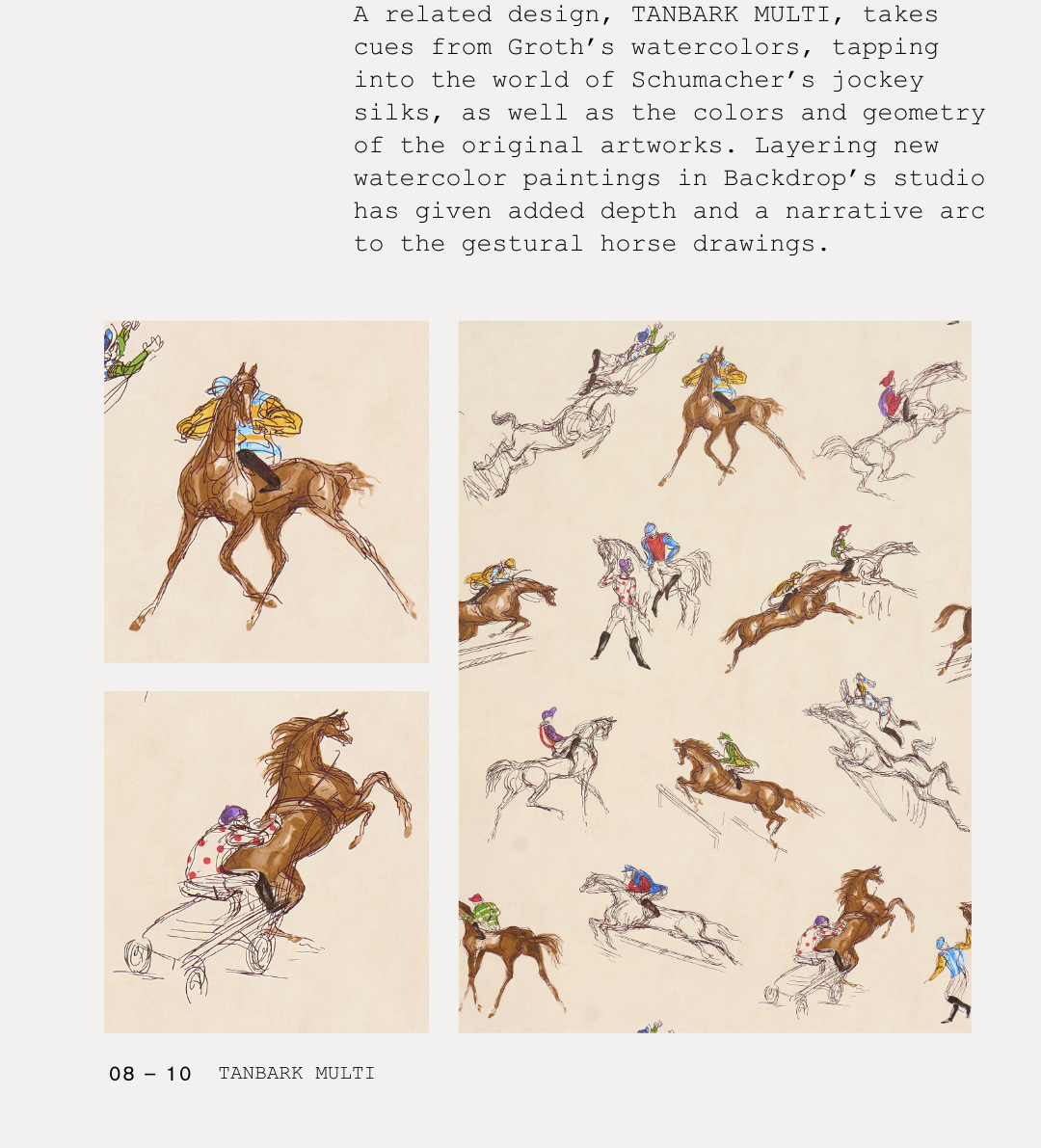 TANBARK, a new wallpaper from BACKDROP's archival collection