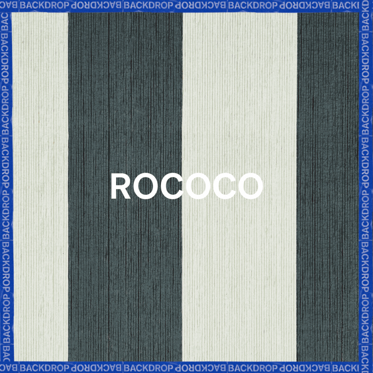 Backdrop Painter's Stripe in Rococo