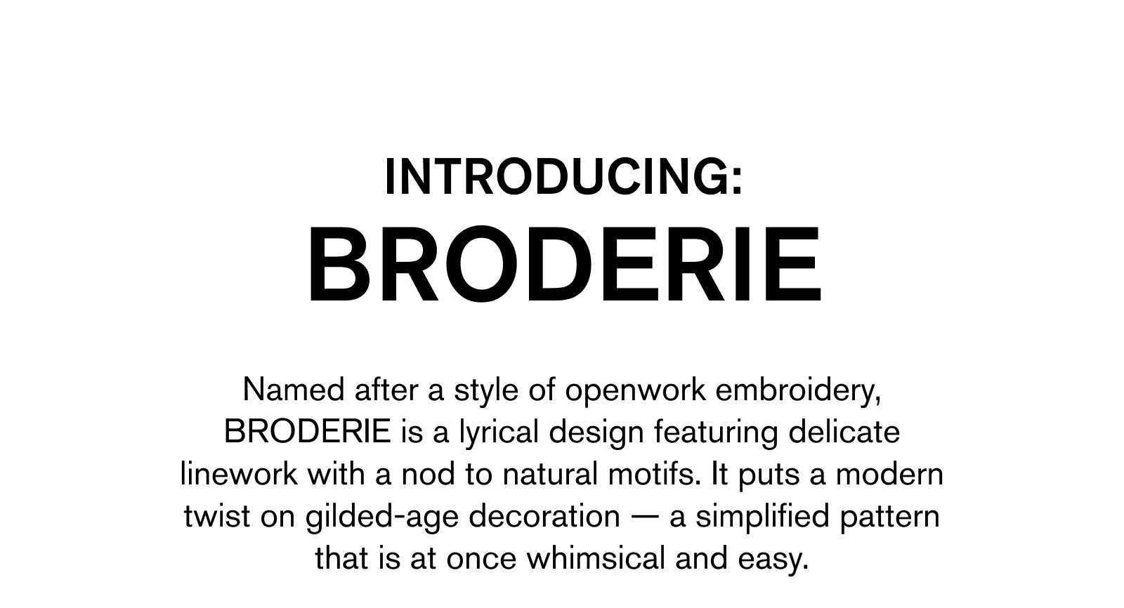 BRODERIE