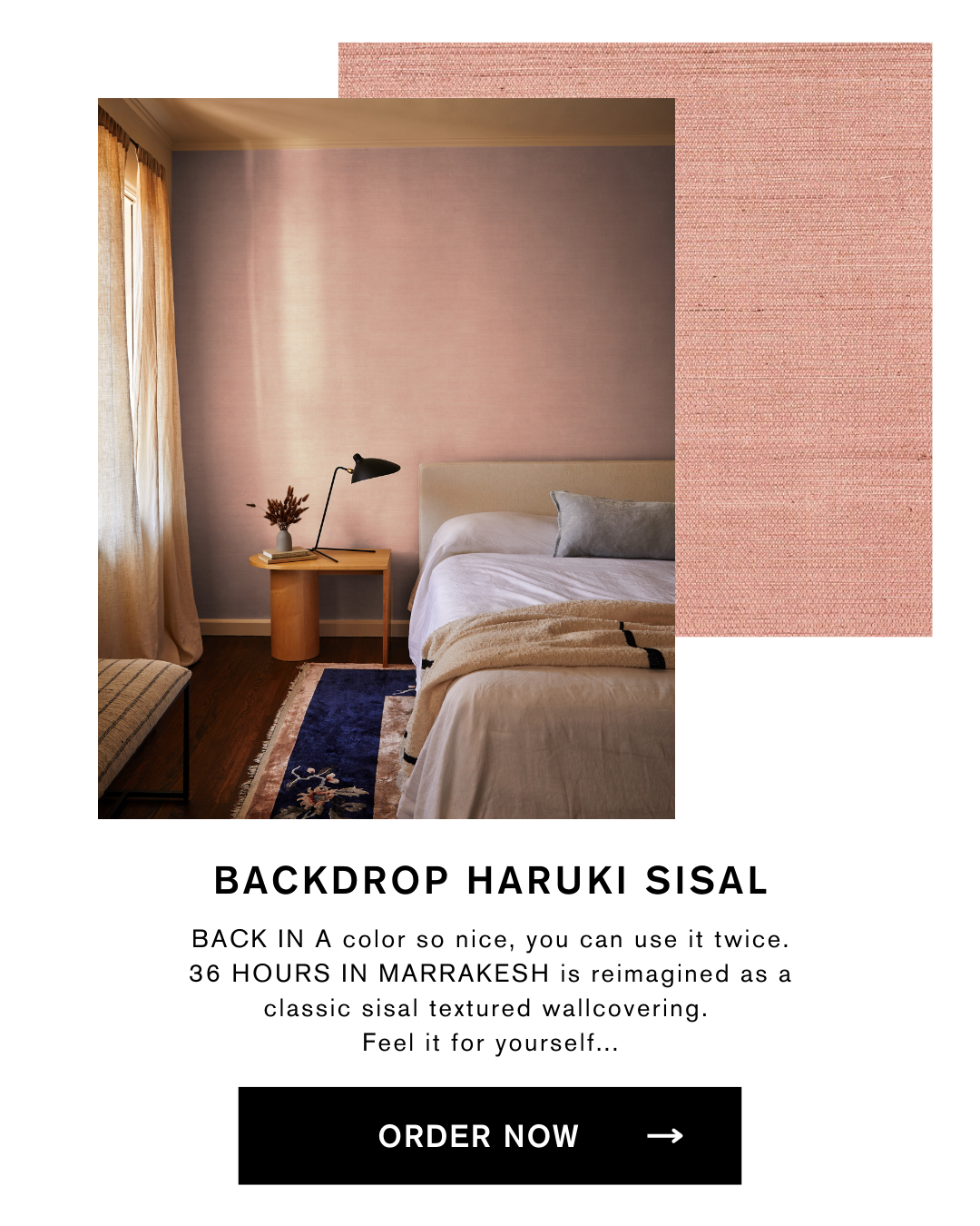 HARUKI SISAL IN 36 HOURS IN MARRAKESH - BACK IN STOCK ORDER NOW