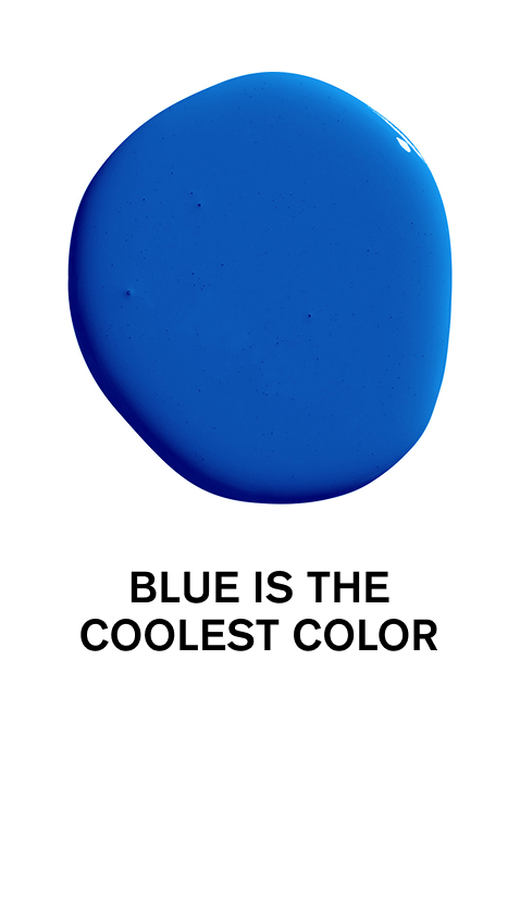 BLUE IS THE COOLEST COLOR
